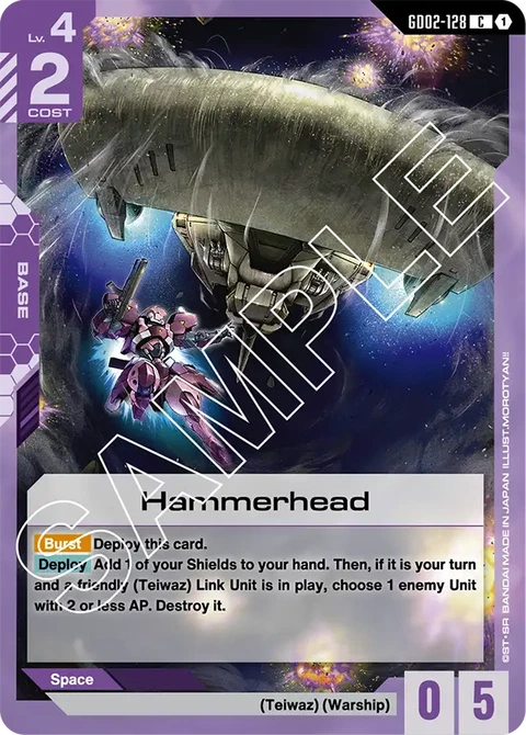 Hammerhead - Gundam Card Game card