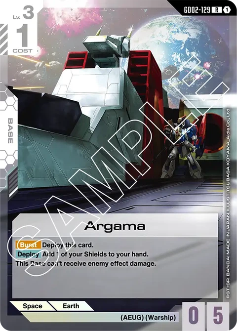 Argama - Gundam Card Game card