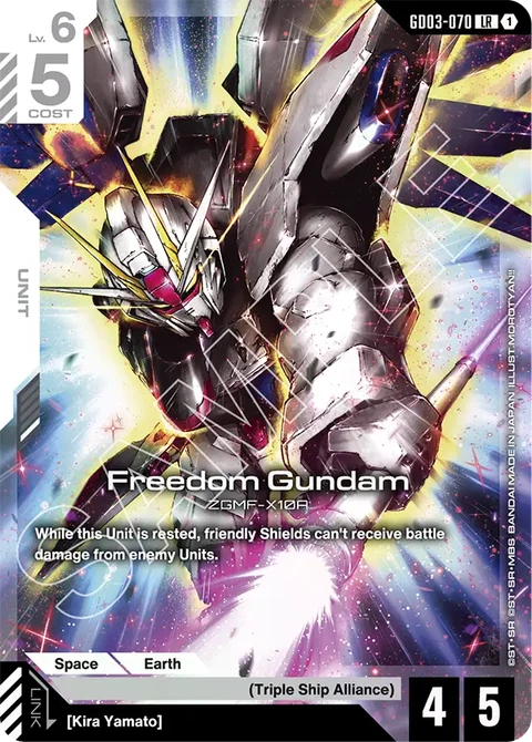 Freedom Gundam, Gundam Card Game Main Card