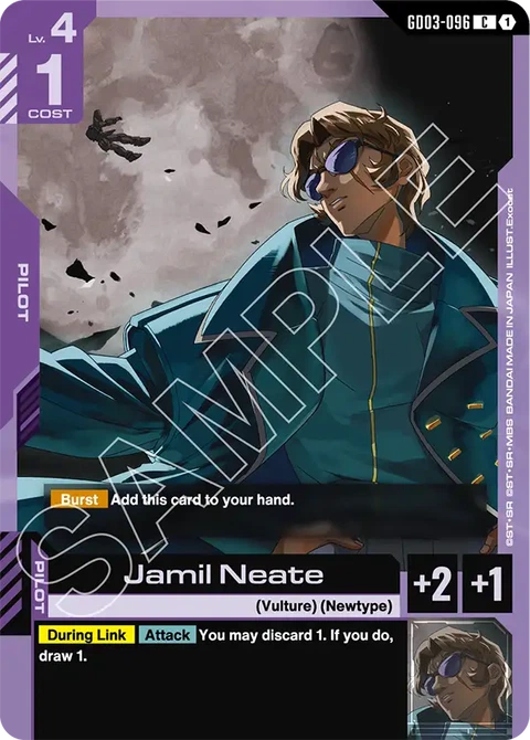 Jamil Neate - Gundam Card Game card