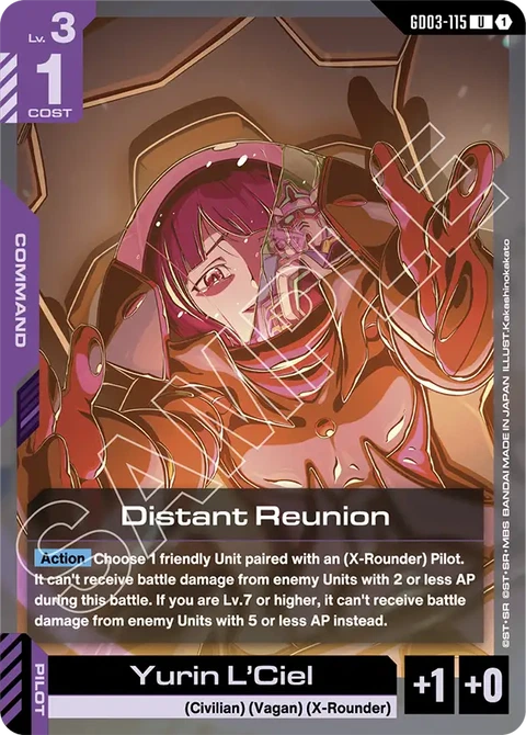Distant Reunion - Gundam Card Game card
