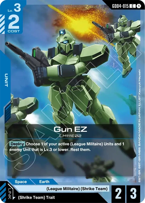 Gun EZ - Gundam Card Game card
