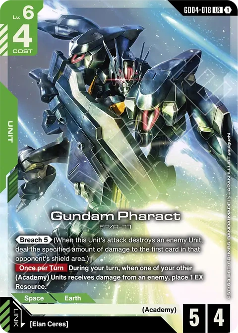 Gundam Pharact, Gundam Card Game Main Card