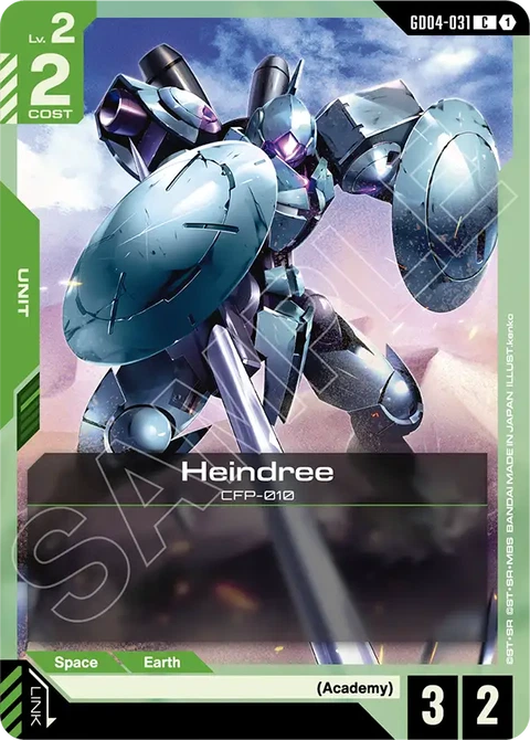 Heindree - Gundam Card Game card