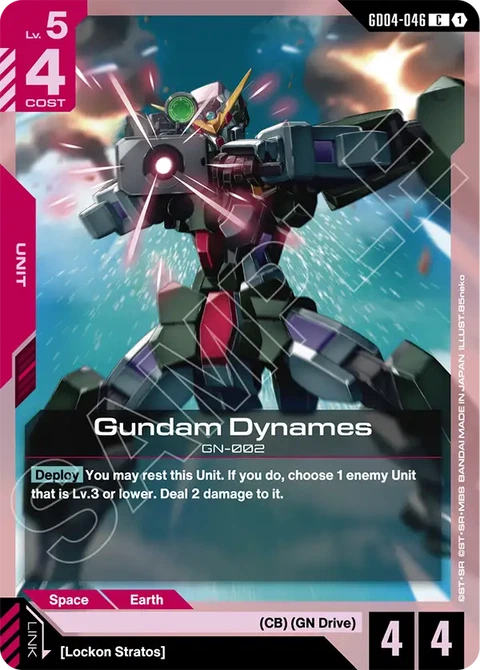 Gundam Dynames - Gundam Card Game card