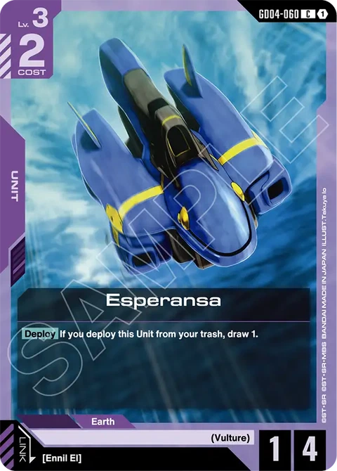 Esperansa - Gundam Card Game card