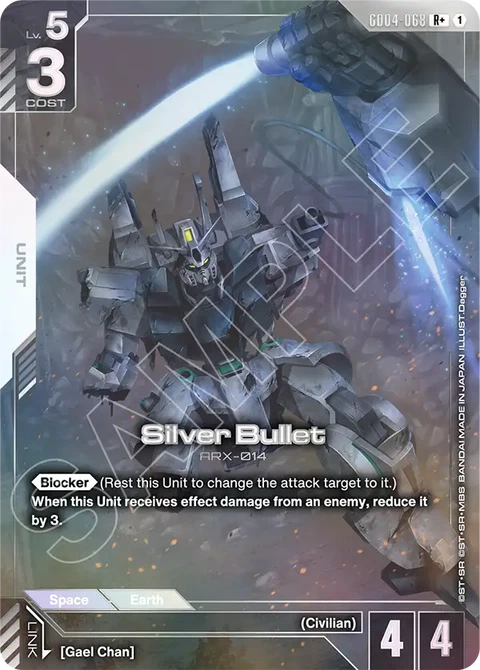 Silver Bullet - Gundam Card Game card