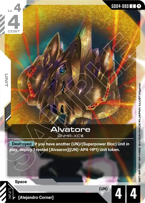 Alvatore - Gundam Card Game card