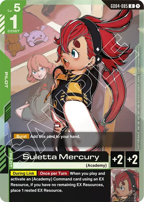 Suletta Mercury - Gundam Card Game card