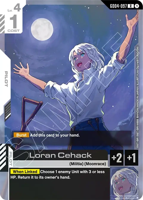 Loran Cehack - Gundam Card Game card
