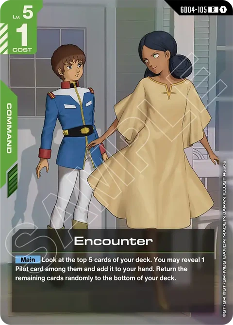 Encounter - Gundam Card Game card