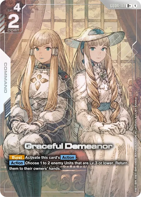 Graceful Demeanor - Gundam Card Game card