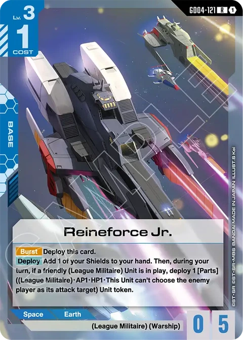 Reineforce Jr. - Gundam Card Game card