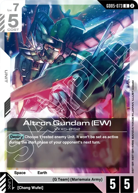 Altron Gundam (EW) - Gundam Card Game card