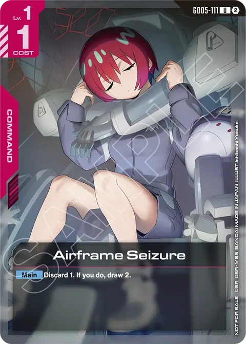Airframe​ Seizure - Gundam Card Game card