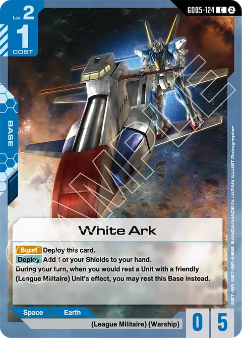 White Ark - Gundam Card Game card