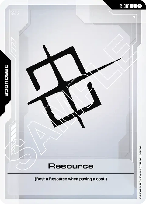 Resource - Gundam Card Game card