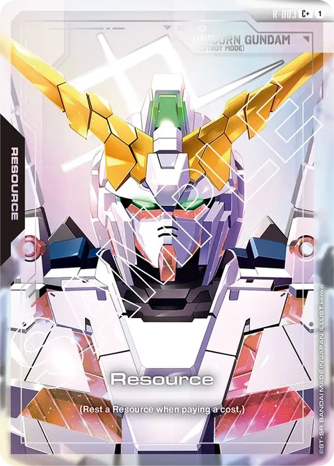 Resource - Gundam Card Game card
