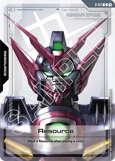 Resource - Gundam Card Game card