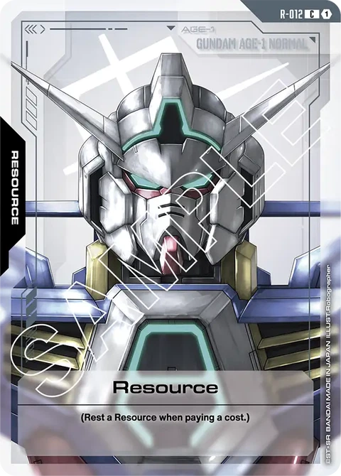 Resource - Gundam Card Game card