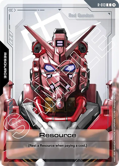 Resource - Gundam Card Game card