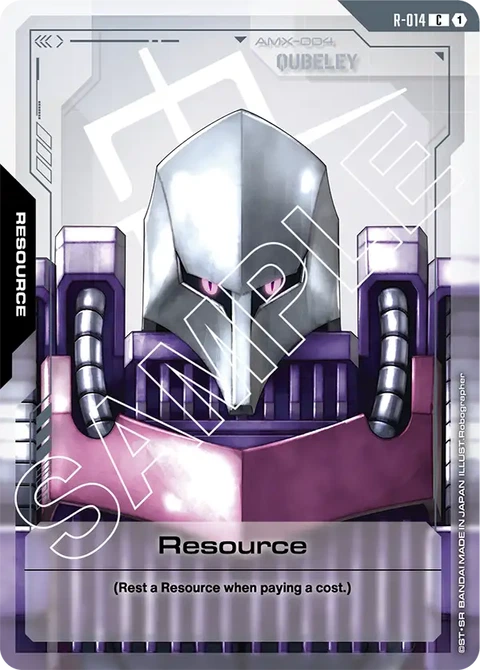 Resource - Gundam Card Game card