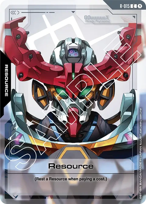 Resource - Gundam Card Game card