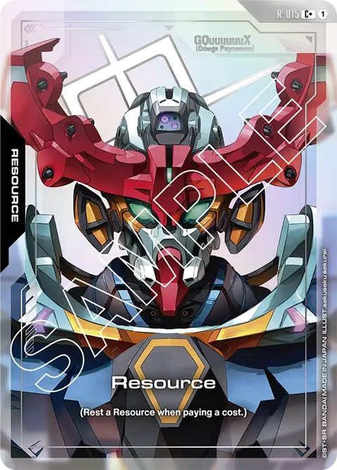 Resource - Gundam Card Game card