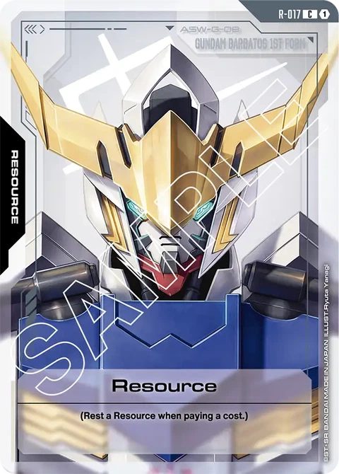 Resource - Gundam Card Game card