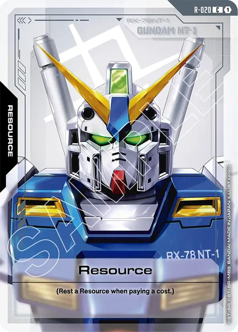 Resource - Gundam Card Game card
