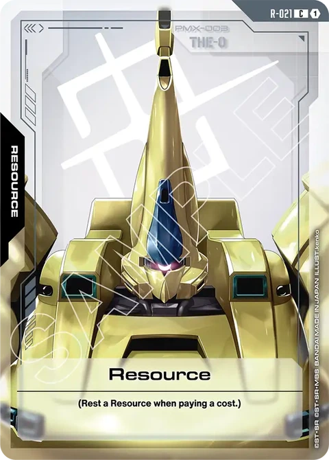 Resource - Gundam Card Game card