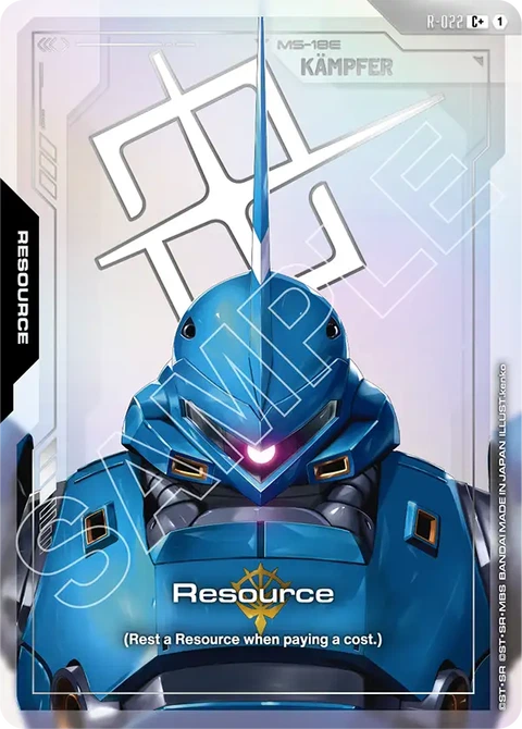 Resource - Gundam Card Game card