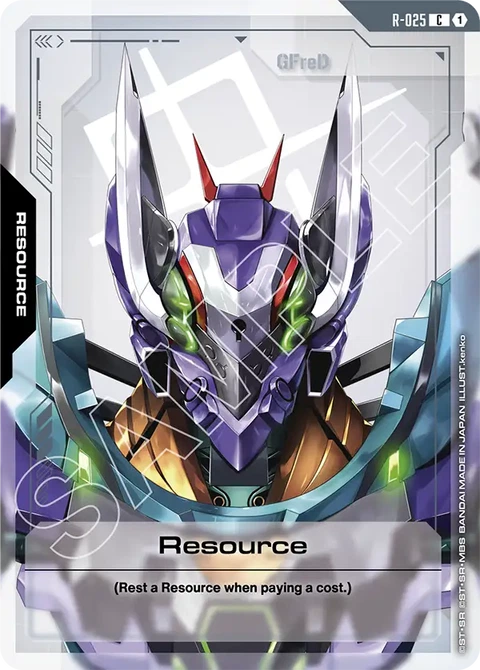 Resource - Gundam Card Game card