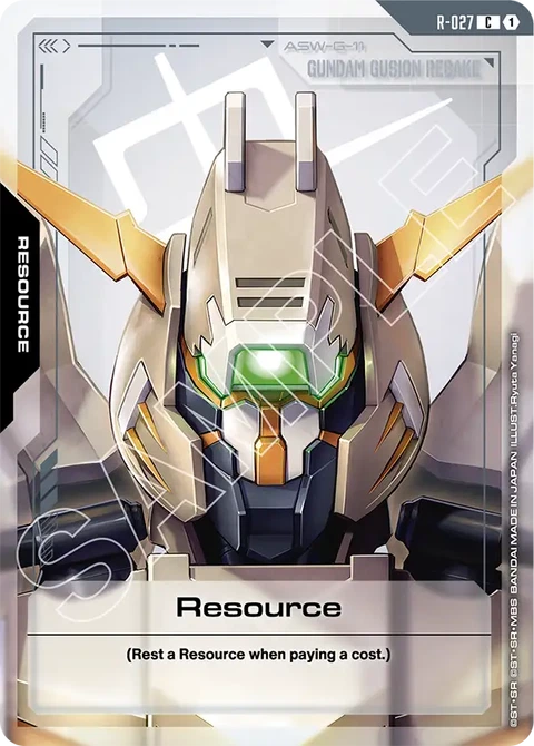 Resource - Gundam Card Game card