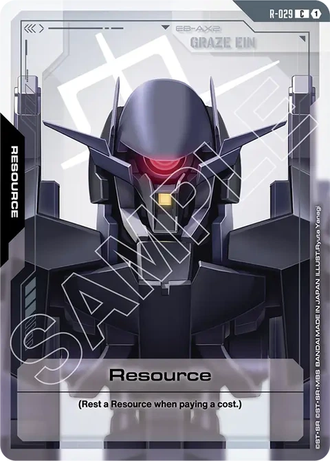 Resource - Gundam Card Game card