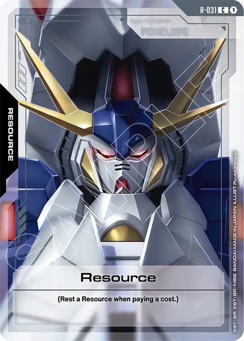 Resource - Gundam Card Game card