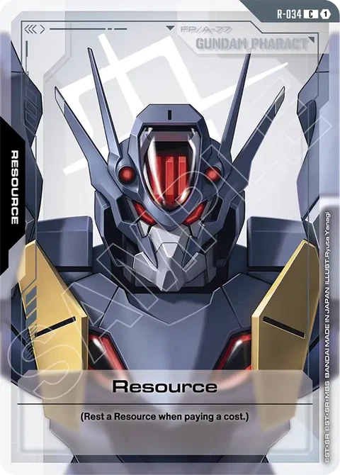 Resource - Gundam Card Game card