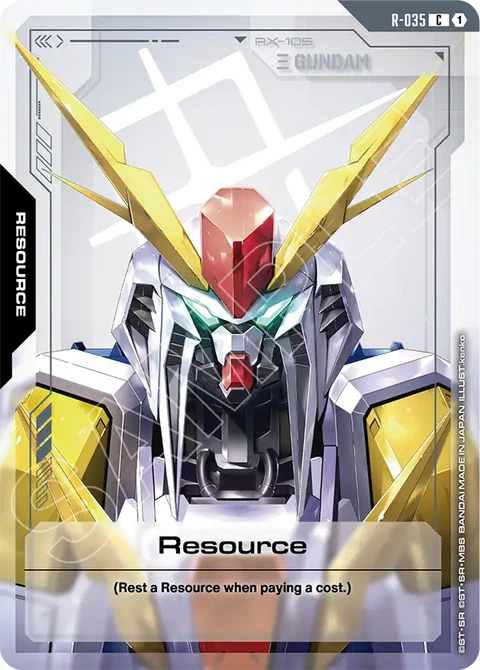 Resource - Gundam Card Game card