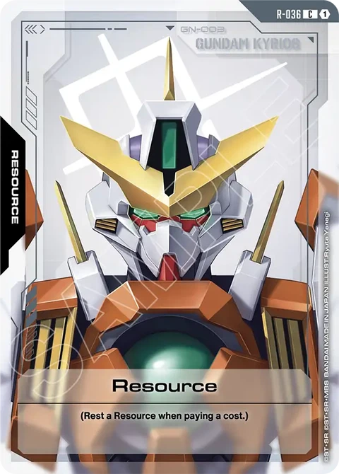 Resource - Gundam Card Game card