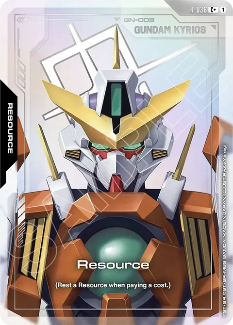 Resource - Gundam Card Game card
