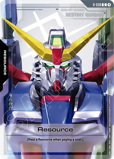 Resource - Gundam Card Game card