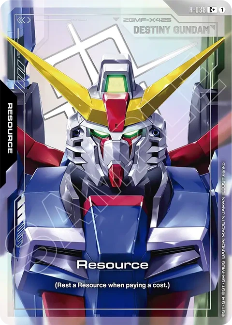 Resource - Gundam Card Game card