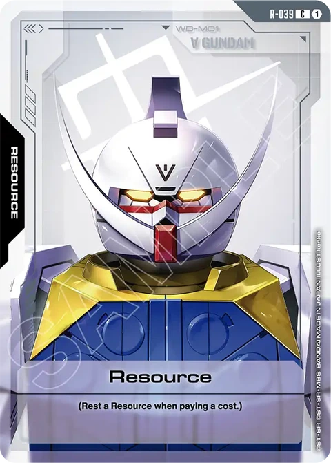Resource - Gundam Card Game card