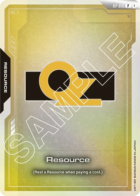 Resource - Gundam Card Game card