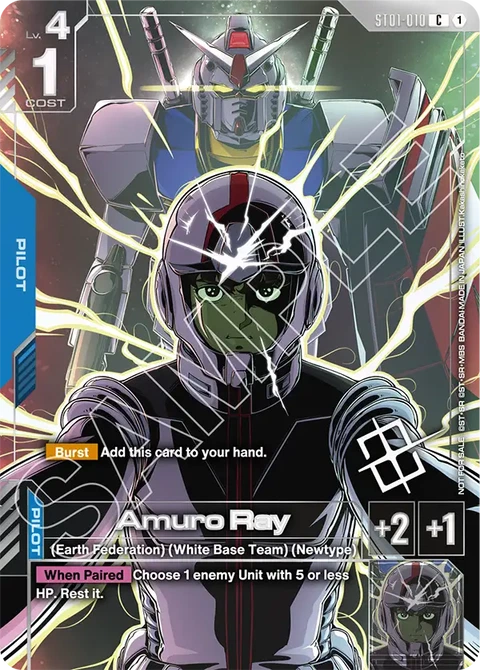 Amuro Ray - Gundam Card Game card