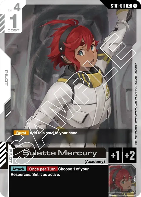 Suletta Mercury - Gundam Card Game card