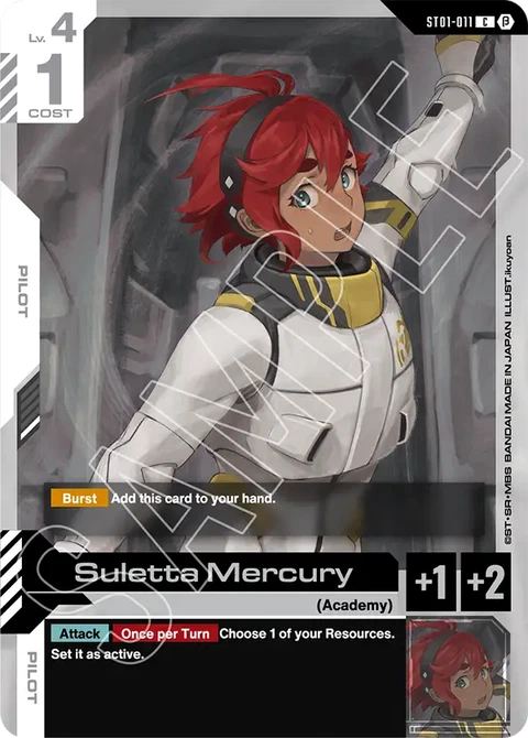 Suletta Mercury - Gundam Card Game card