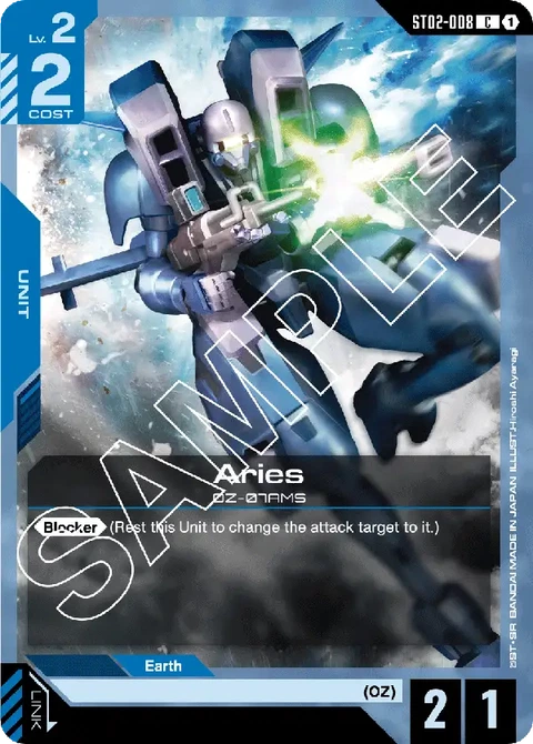 Aries - Gundam Card Game card