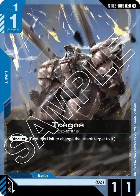 Tragos - Gundam Card Game card