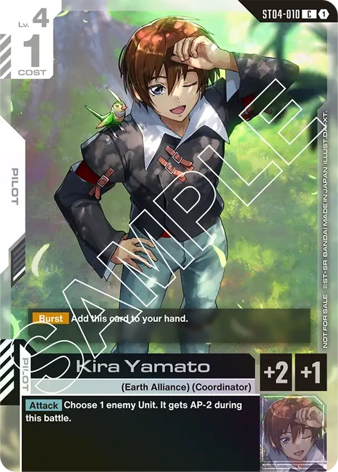 Kira Yamato - Gundam Card Game card